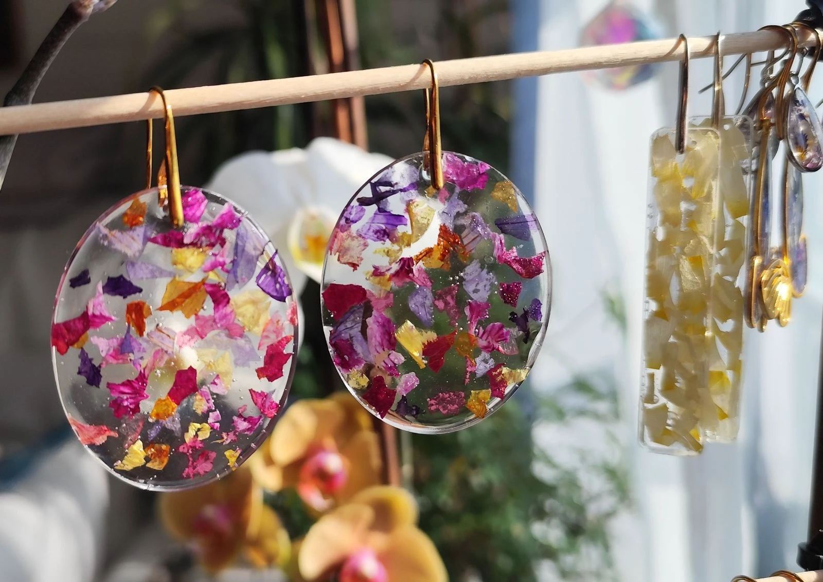 Pendientes #Pétalos de flores #XXL – photo 9